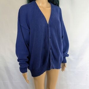 Vintage 90s Gap Slouchy Cotton Knit Cardigan